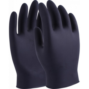 Uci DG Black Nitrile Powder Free Disposable Gloves - Pack of 100