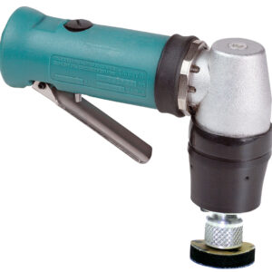 Dynabrade 58038 1-1/4" (32 mm) Dia. Right Angle Mini-Orbital Sander .4 hp, 12,000 RPM, Geared, 1/8" (3 mm) Dia. Orbit, Front Exhaust, for Locking-Type Pad