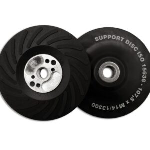 Flexipads 11713 M14 Thread 115mm Angle Grinder Backing Pads (Hard Density)