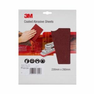 3M 314D A/OX Cloth Sheet 230mm x 280mm (Pack of 25)-P150 - Image 1