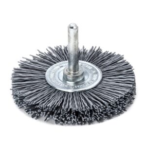Lessmann Steel Wheel Brush with Shank 80mm x 18mm x 6mm STA0.30 - Pack of 10