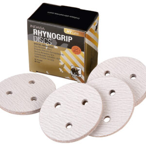 Indasa Rhynogrip HT Line Aluminium Oxide Self-Grip Discs 75mm 3 Hole P1200 - Pack of 50 (C55989) - Image 1