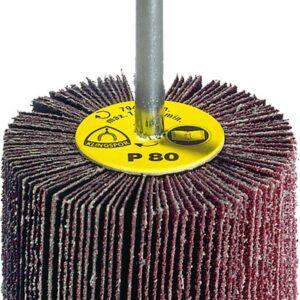 Klingspor KM613 Abrasive Flap Wheels 80mm x 20mm x 6mm - Pack of 10-P80 - Image 1