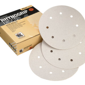 Indasa Rhynogrip Plusline Aluminium Oxide Self-Grip Discs 125mm 8 Hole P120 - Pack of 50 (C22210)