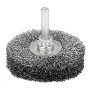 Lessmann Steel Wheel Brush with Shank 70mm x 10mm x 6mm STA0.30 417.162 - Pack of 10