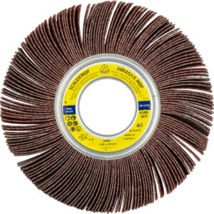 Klingspor SM611 Aluminium Oxide Abrasive Mop Flap Wheel  165mm x 25mm x 25.4mm - P40