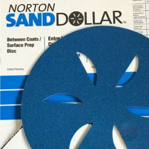 Norton Sand Dollar Surface-Prep Discs  407mm Blue Coarse - Pack of 4 (662611941099)