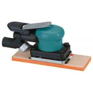 Dynabrade 58512 68 mm x 196 mm Dynabug II Orbital Sander, Central-Vacuum .11 hp, 10,000 RPM, 3/32" (2 mm) Dia. Orbit, Rear Exhaust, Hook Pad