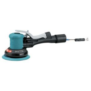 Dynabrade 58602 6" (152 mm) Dia. Central Vacuum Dual-Grip Random Orbital Sander 12,000 RPM, 3/16" Dia. Orbit
