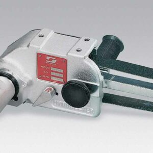 Dynabrade 11475 Dynabelter® Abrasive Belt Tool, Standard Duty .7 hp, 7 Degree Offset, 18,000 RPM, Front Exhaust, for 1/4"-1" W x 30" L (6-25 mm x 762 mm) Belts