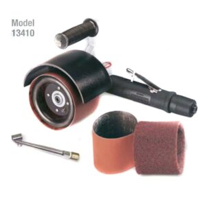 Dynabrade 13410 Dynisher Finishing Tool Versatility Kit .7 hp, 7 Degree Offset, 3,400 RPM, Rear Exhaust, 3/4" (19 mm) Dia. Arbor