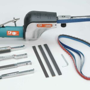 Dynabrade 14010 Dynafile® Abrasive Belt Tool Versatility Kit .5 hp, Straight-Line, 20,000 RPM, Front Exhaust, for 1/8"-1/2" W x 24" L (3-13 mm x 610 mm) Belts