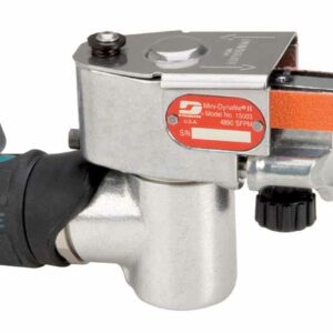 Dynabrade 15003 Mini-Dynafile® II Abrasive Belt Tool .4 hp, 7 Degree Offset, 25,000 RPM, Rear Exhaust, for 1/8"-1/2" W x 12" L (3-13 mm x 305 mm) Belts