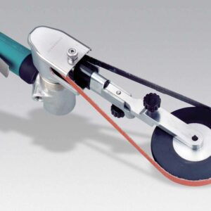 Dynabrade 15420 Dynafile® III Abrasive Belt Tool .7 hp, 7 Degree Offset, 20,000 RPM, Front Exhaust, 1/4", 1/2" W x 24" L (6 mm, 13 mm x 610 mm) Belts