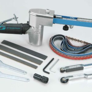 Dynabrade 40321 Dynafile® II Abrasive Belt Tool Versatility Kit .5 hp, 7 Degree Offset, 20,000 RPM, Front Exhaust, for 1/4"-3/4" W x 18" L (6-19 mm x 457 mm) Belts