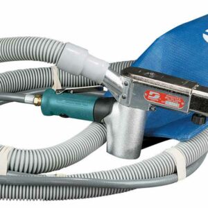 Dynabrade 40330 Vacuum Dynafile® II Abrasive Belt Tool .5 hp, 7 Degree Offset, 20,000 RPM, Front Exhaust, 1/4-3/4" W x 18-24" L (6-19 mm x 457-610 mm) Belt