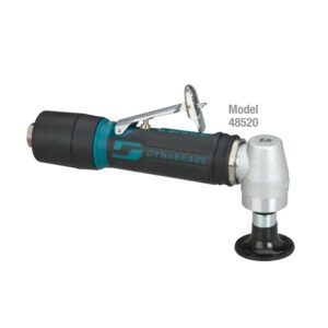 Dynabrade 48521 2" (51 mm) Dia. Right Angle Disc Sander .4 hp, 15,000 RPM, Geared, Extended Rear Exhaust, Locking-Type Female Pad