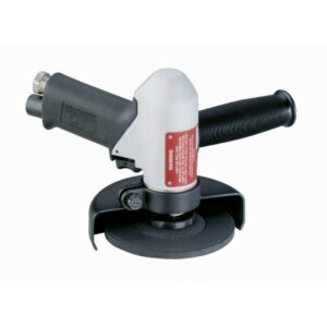 Dynabrade 50340 4-1/2"-5" (114 mm-127 mm) Dia. Pistol Grip Depressed Center Wheel Grinder .7 hp, 11,000 RPM, Rear Exhaust, 5/8"-11 Spindle Thread