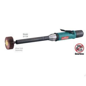 Dynabrade 51134 Dynastraight® Flapper 8" (203 mm) Extension Finishing Tool .5 hp, Straight-Line, 18,000 RPM, Front Exhaust, 1/4"-20 Female Thread