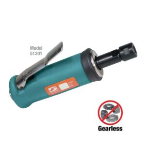 Dynabrade 51301 .5 hp Straight-Line Die Grinder 18,000 RPM, Gearless, Front Exhaust, 1/4" Collet