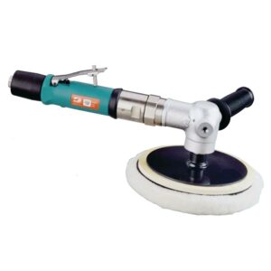 Dynabrade 51472 6"-8" (152 mm-203 mm) Dia. Right Angle Two-Hand Rotary Buffer .7 hp, 0-3,100 RPM, Rear Exhaust, 5/8"-11 Spindle Thread