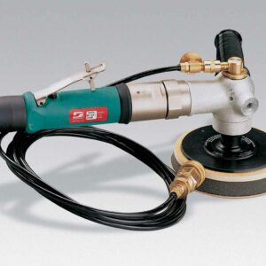 Dynabrade 51476 5"-8" (127 mm-203 mm) Dia. Right-Angle Wet Rotary Sander, Basic .7 hp, 0-3,100 RPM, 5/8"-11 Spindle Thread, Rear Exhaust