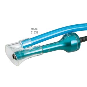 Dynabrade 51633 .1 hp Straight-Line Extension Pencil Grinder, Central Vacuum 60,000 RPM, Turbine Air Motor, Rear Exhaust, 1/8" Collet
