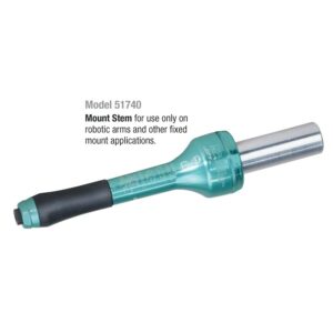 Dynabrade 51742 .1 hp Straight-Line Pencil Grinder 60,000 RPM, Turbine Air Motor, Rear Exhaust, 3 mm Collet, with Mount Stem