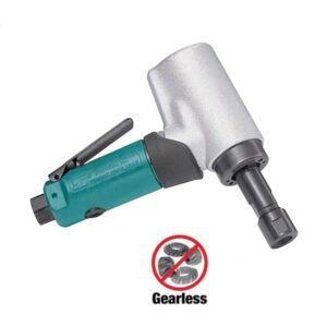 Dynabrade 52218 .5 hp 7 Degree Offset Die Grinder 20,000 RPM, Gearless, Front Exhaust, Long Shank, 1/4" Collet