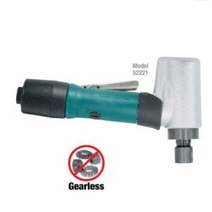 Dynabrade 52223 .5 hp 7 Degree Offset Die Grinder 24,000 RPM, Gearless, Extended Rear Exhaust, Short Shank, 1/4" Collet