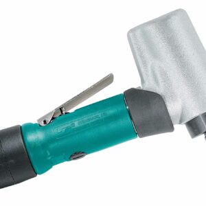 Dynabrade 52267 .5 hp 7 Degree Offset Die Grinder 15,000 RPM, Gearless, Extended Rear Exhaust, Long Shank, 1/4" Collet