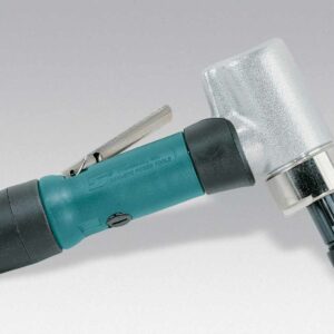 Dynabrade 52293 .7 hp 7 Degree Offset Die Grinder 18,000 RPM, Gearless, Extended Rear Exhaust, Short Shank, 1/4" Collet