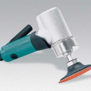 Dynabrade 52412 3" (76 mm) Dia. 7 Degree Offset Disc Sander .7 hp, 20,000 RPM, Gearless, Front Exhaust, Locking-Type Female Pad - Image 1