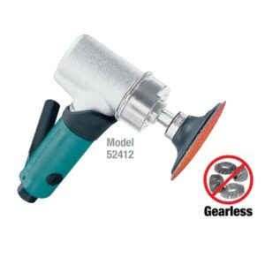 Dynabrade 52415 3" (76 mm) Dia. 7 Degree Offset Disc Sander .7 hp, 20,000 RPM, Gearless, Extended Rear Exhaust, Locking-Type Female Pad - Image 1