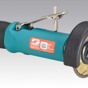 Dynabrade 52435 3" (76 mm) Dia. Straight-Line Cut-Off Wheel Tool .5 hp, 20,000 RPM, Rear Exhaust, 3/8"-24 Spindle Thread