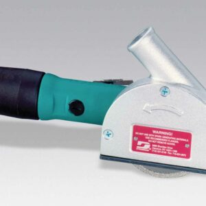 Dynabrade 52538 3" (76 mm) Dia. Right Angle Vacuum Cut-Off Wheel Tool .4 hp, 12,000 RPM, Rear Exhaust, 3/8"-24 Spindle Thread