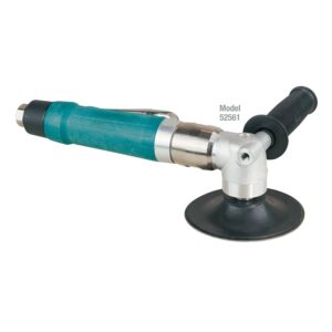 Dynabrade 52565 4-1/2"-5" (114 mm-127 mm) Dia. Right Angle Disc Sander 1 hp, 11,000 RPM, Extended Rear Exhaust, M14 x 2 Spindle Thread