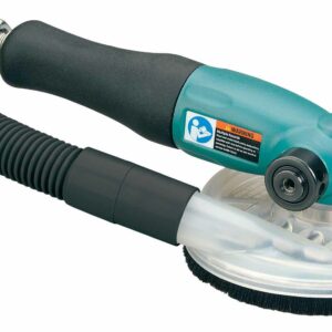 Dynabrade 52596 5" (127 mm) Dia. Right Angle Disc Sander, Central Vacuum 1.3 hp, 12,000 RPM, Side Exhaust, 5/8"-11 Spindle Thread