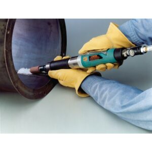 Dynabrade 52677 1 hp Straight-Line 6" (152 mm) Extension Die Grinder 15,000 RPM, Gearless, Rear Exhaust, 1/4" Collet