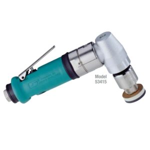 Dynabrade 53417 Right Angle Mini-Dynorbital® Random Orbital Sander .4 hp, 3,200 RPM, 3/16" (5 mm) Dia. Orbit, Rear Exhaust, for 1/4"-20 Female Pads