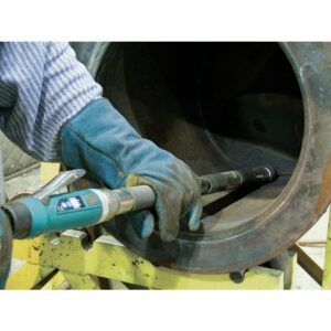 Dynabrade 53523 Straight-Line Triple Extension Grinder 1 hp, 3,400 RPM, Rear Exhaust, 1/2"-20 Spindle Thread