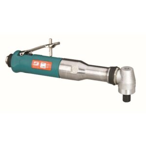Dynabrade 54363 .7 hp Extended Right Angle Die Grinder 18,000 RPM, Composite, Geared, Rear Exhaust, 1/4" & 6 mm Col
