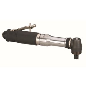 Dynabrade 54391 .7 hp Extended Right Angle Die Grinder 18,000 RPM, Steel, Geared, Rear Exhaust, 1/4" & 6 mm Collet