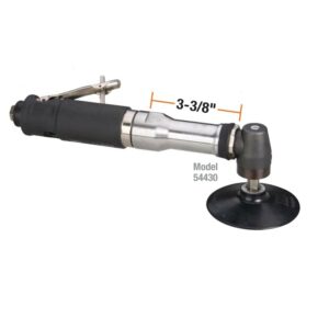 Dynabrade 54424 3" (76 mm) Dia. Extended Right Angle Disc Sander .7 hp, 18,000 RPM, Steel - Image 1