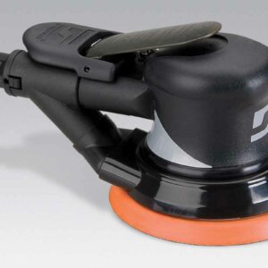 Dynabrade 56853 5" (127 mm) Dia. Self-Generated Vacuum Dynorbital® Supreme Random Orbital Sander .28 hp, 12,000 RPM, 3/32" (2.5 mm) Dia. Orbit, Rear Exhaust