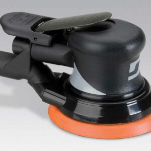 Dynabrade 56854 5" (127 mm) Dia. Central Vacuum Dynorbital® Supreme Random Orbital Sander .28 hp, 12,000 RPM, 3/32" (2 mm) Dia. Orbit, Rear Exhaust