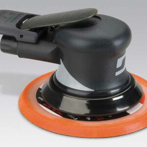 Dynabrade 56859 6" (152 mm) Dia. Non-Vacuum Dynorbital® Supreme Random Orbital Sander .28 hp, 12,000 RPM, 3/32" (2 mm) Dia. Orbit, Rear Exhaust