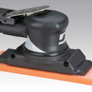 Dynabrade 57400 2-3/4" W x 8" L (70 mm x 203 mm) Dynaline Sander, Non-Vacuum .3 hp, 2,400 SPM, 3/8" (10 mm) SL, Rear Exhaust