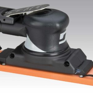 Dynabrade 57407 2-3/4" W x 8" L (70 mm x 203 mm) Dynaline Sander, Non-Vacuum with Clips .3 hp, 2,400 SPM, 3/8" (10 mm) SL, Rear Exhaust