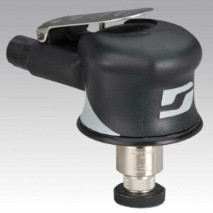 Dynabrade 57503 Palm-Style Mini-Dynorbital® Random Orbital Sander .05 hp, 5,000 RPM, 3/16" (5 mm) Dia. Orbit, Rear Exhaust, for Male Locking-Type Pads